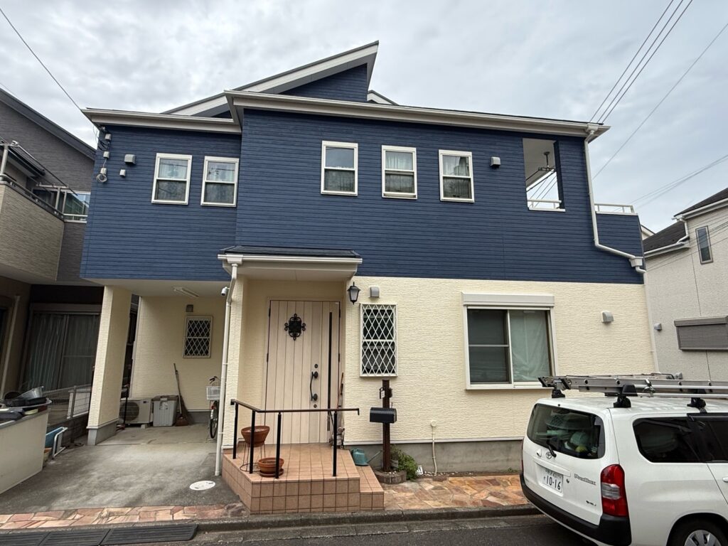 入間市で外壁塗装を行いました！