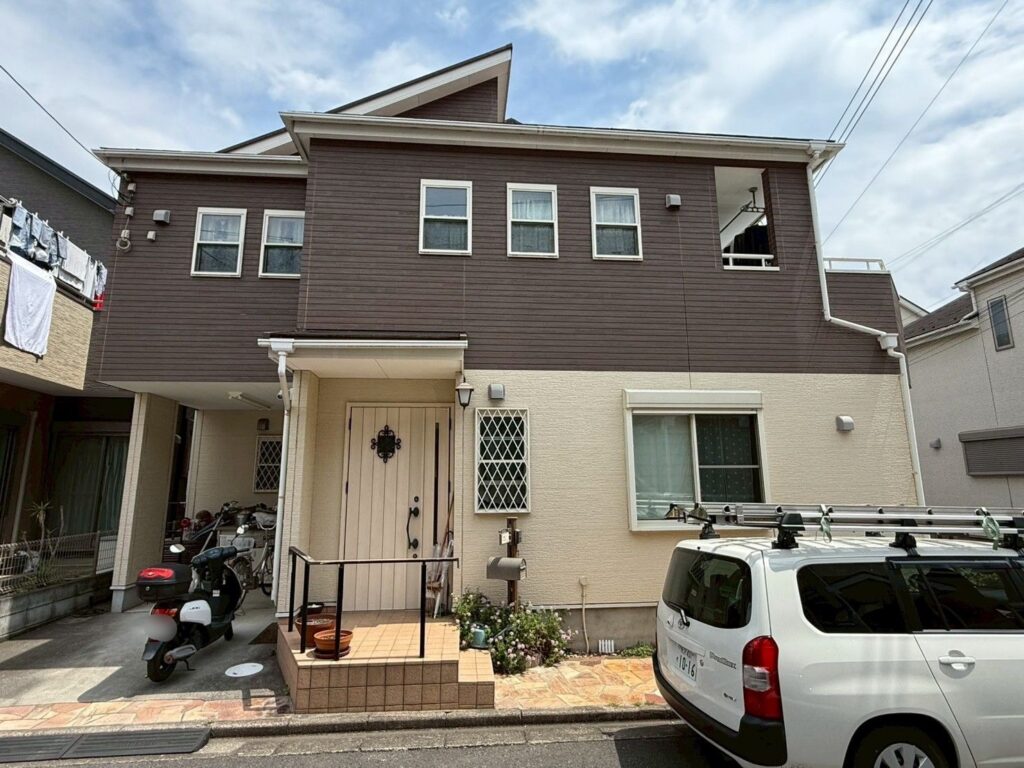 入間市で外壁塗装を行いました！